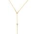 Colier argint lung placat cu aur galben DiAmanti Z1318N1_G-DIA (Argint 925‰ 2,2 g.)